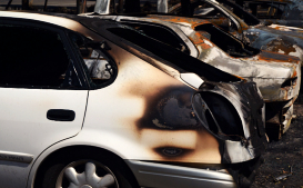 Homebush Carpark Fire October 2013